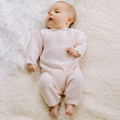 Hallie Pink Knit All in One and Hat