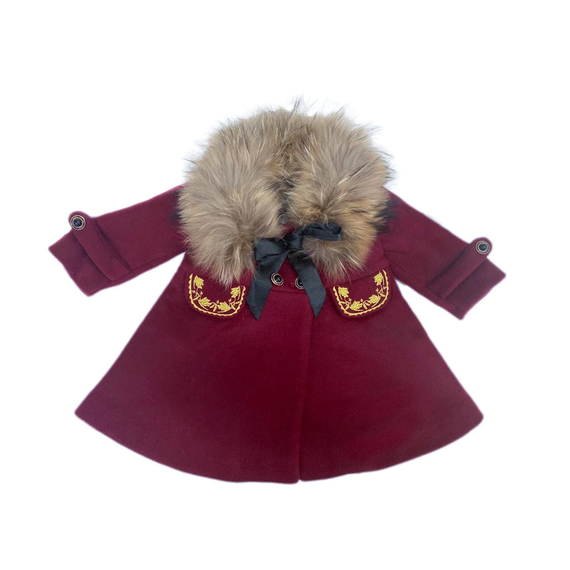 The Empress Garnet Wool Coat