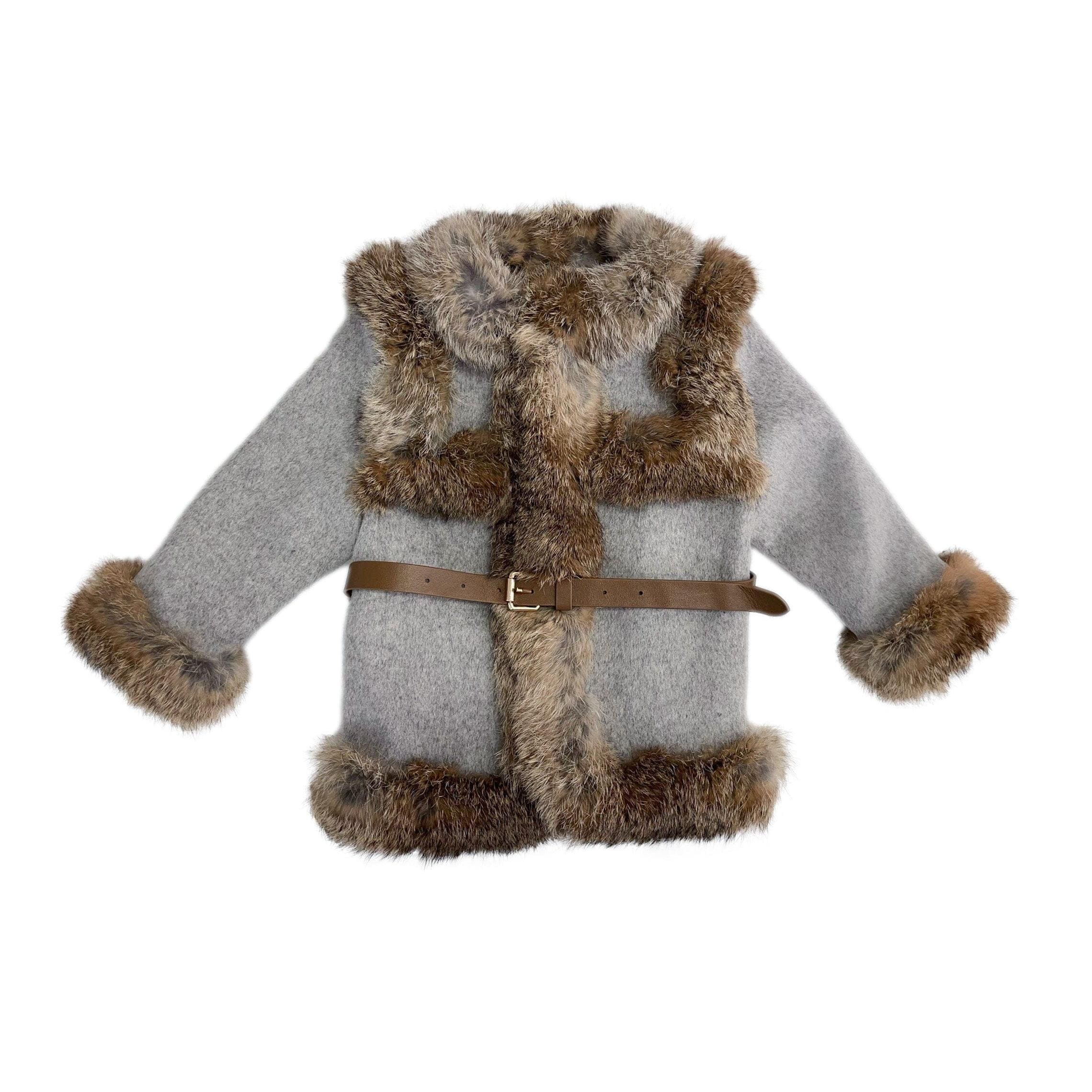 Peter Grey Wool Coat - Petite Maison Kids