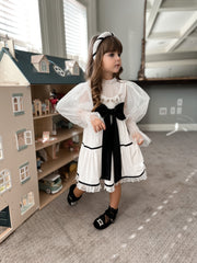Aurora Ivory Velvet Headband - Petite Maison Kids