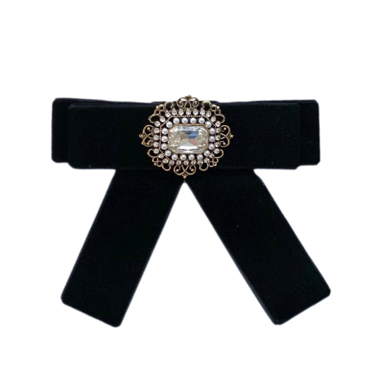 Ellie Black Velvet Clip - Petite Maison Kids
