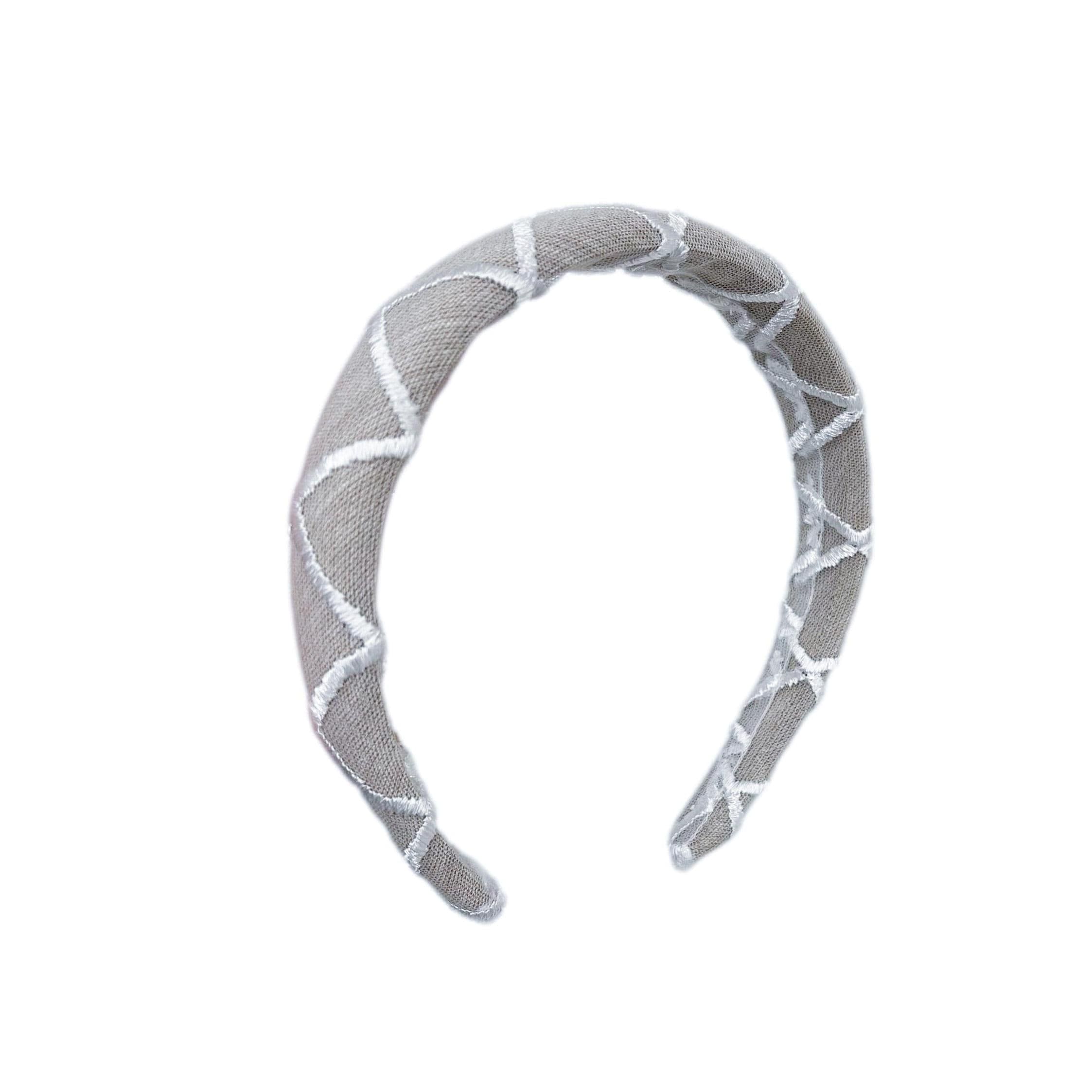 Ashlyn Linen and Lace Headband - Petite Maison Kids