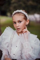 Vera Tweed Headband - Petite Maison Kids
