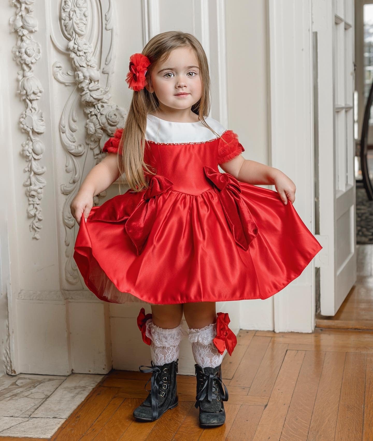 Holly Tulle Hair Clip - Petite Maison Kids