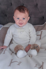 Angora Pom Pom Booties - Petit Maison Kids