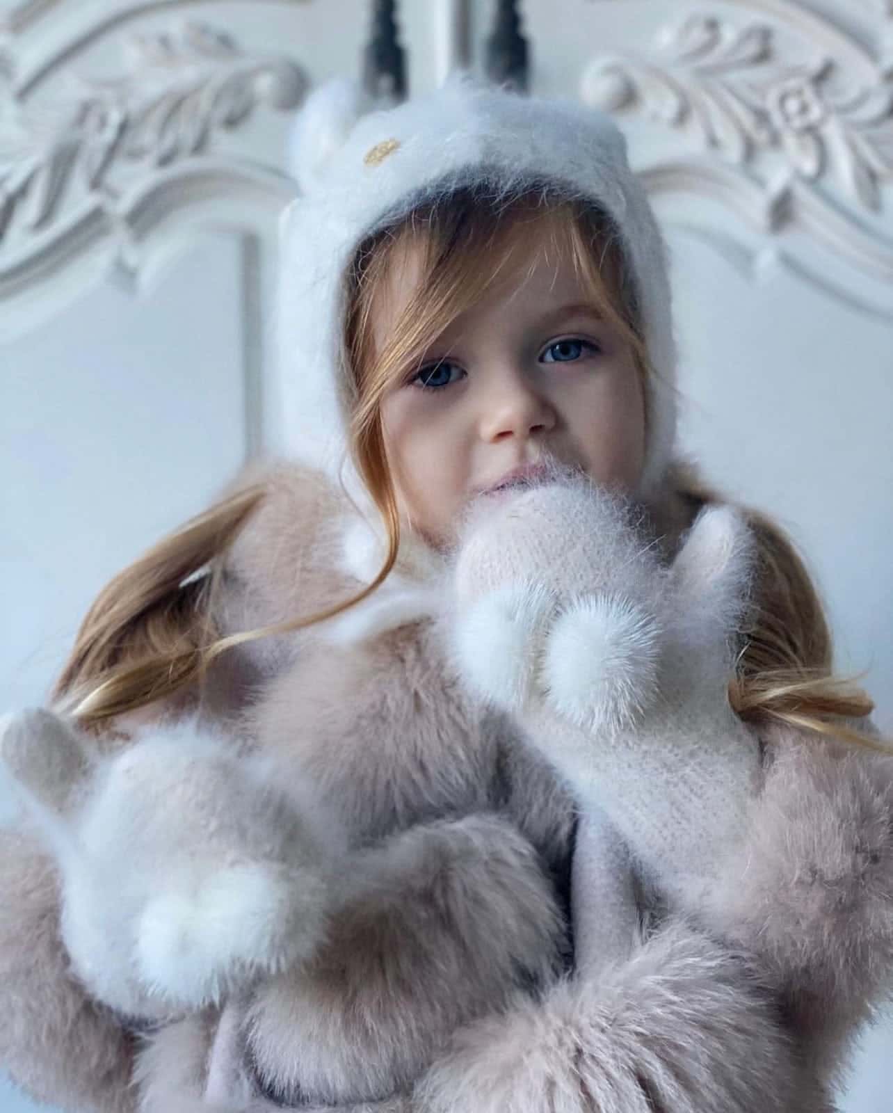 Cashmere Cream Mittens - Petite Maison Kids