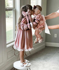 Juliette Velvet Dress - Petite Maison Kids