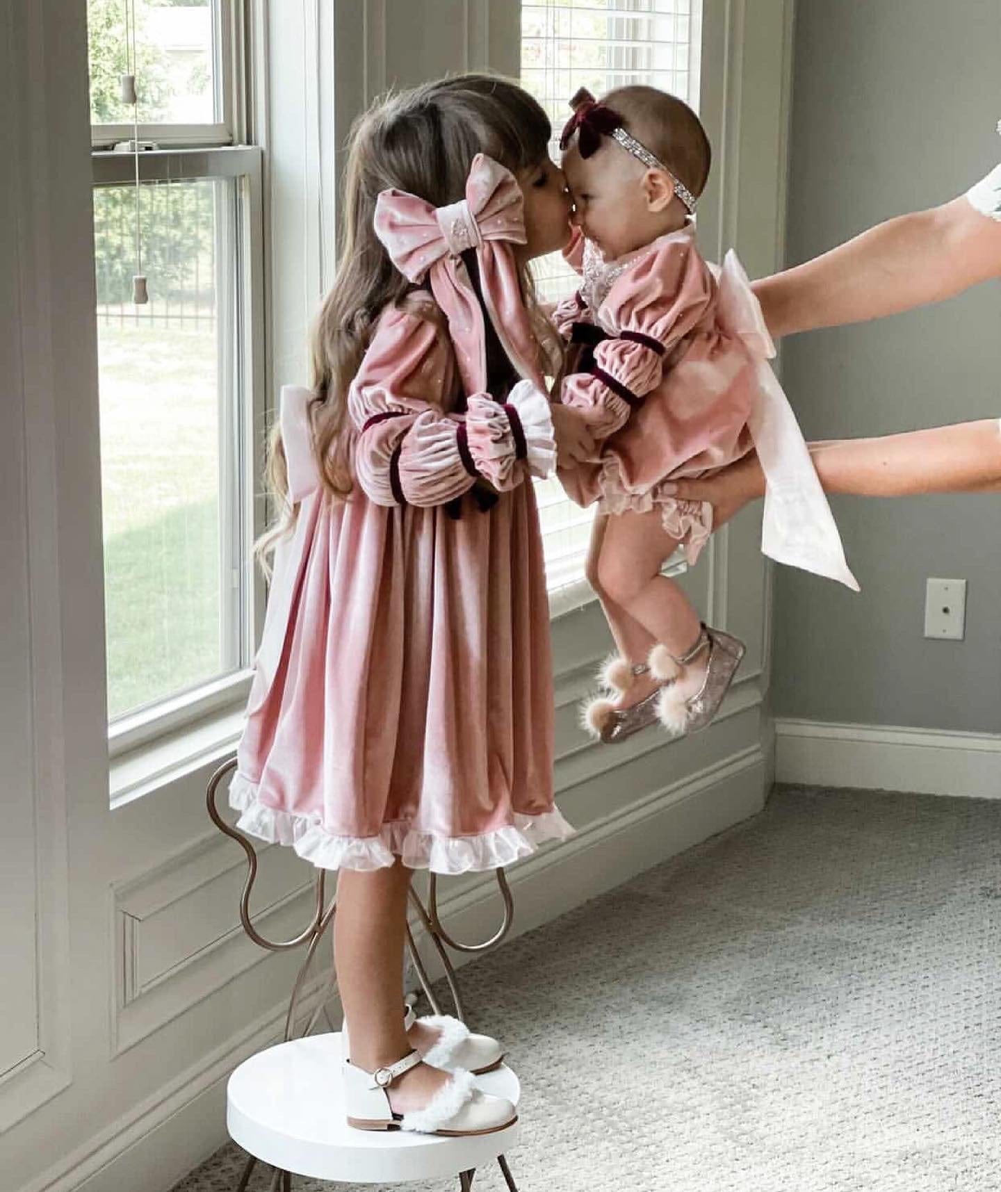 Juliette Velvet Dress - Petite Maison Kids