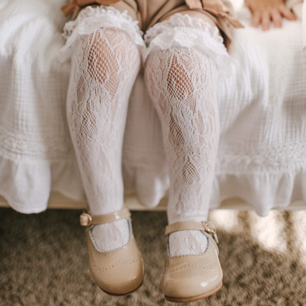 Baby Girl Lace Socks, Cute & Beautiful net fabric kids Frill Socks good for  summer season