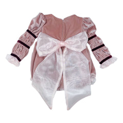 Juliette Velvet Romper - Petite Maison Kids