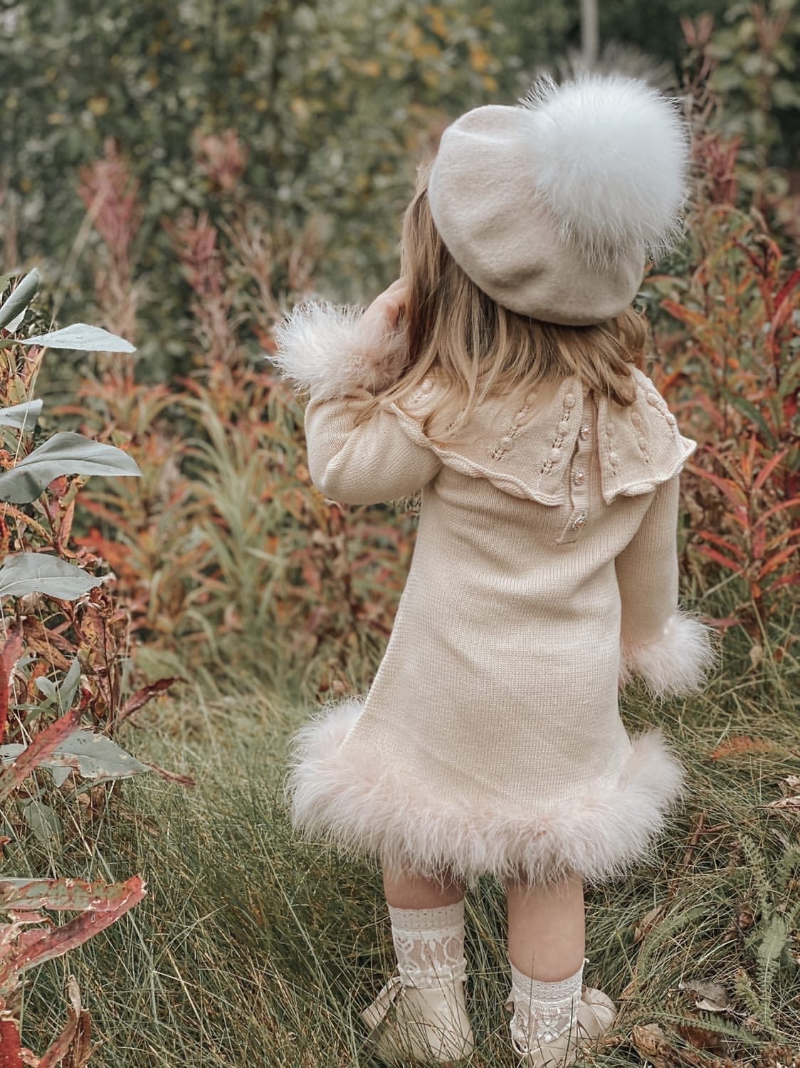 Cream Wool Beret - Petite Maison Kids