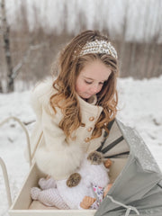 Evie Ivory Wool Coat - Petite Maison Kids