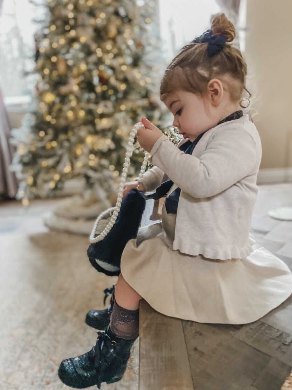 Flare Skirt with Satin Bows - Petite Maison Kids