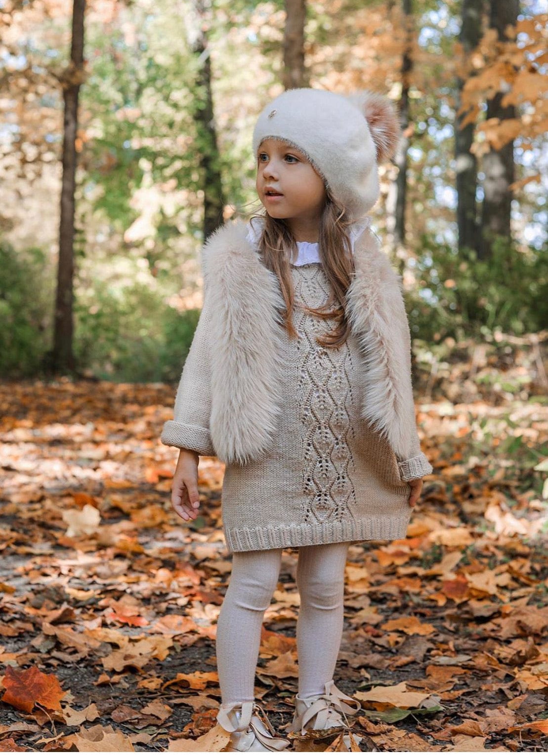 Milana Victoria Beret - Petit Maison Kids