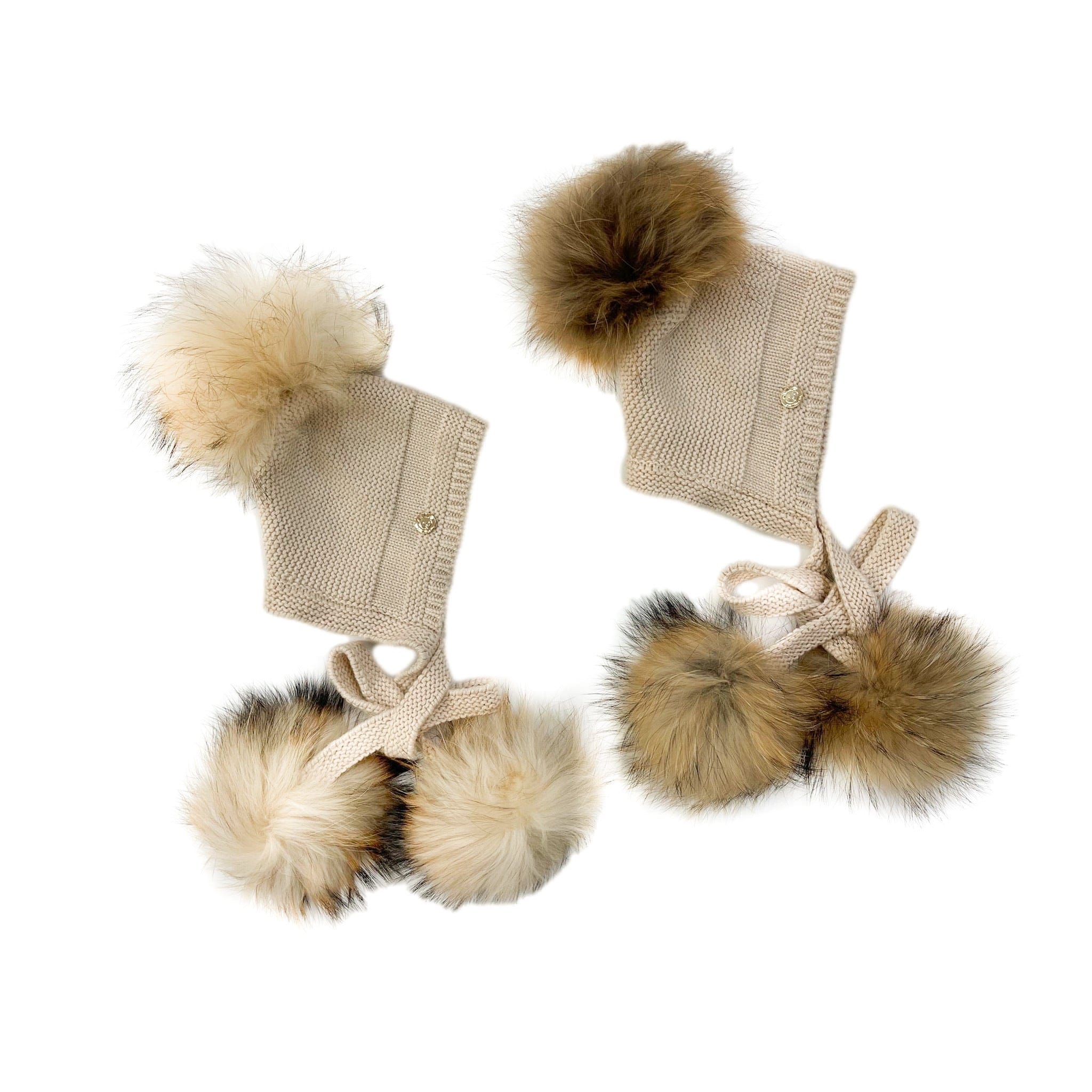 Pasha Three Pom Hat - Petite Maison Kids