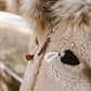 Shearling Camel Bomber Coat - Petite Maison Kids