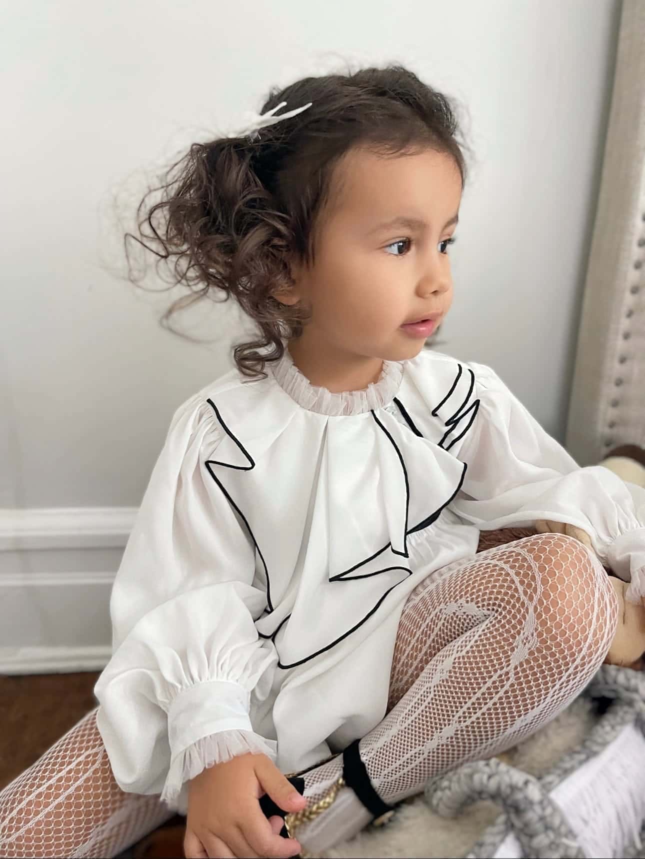 Lara Lace Tights - Petite Maison Kids