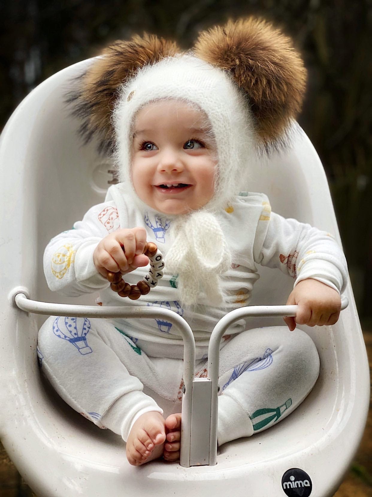 Cashmere Teddy Hat - Petit Maison Kids