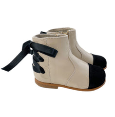 Zoe Leather Booties - Petite Maison Kids