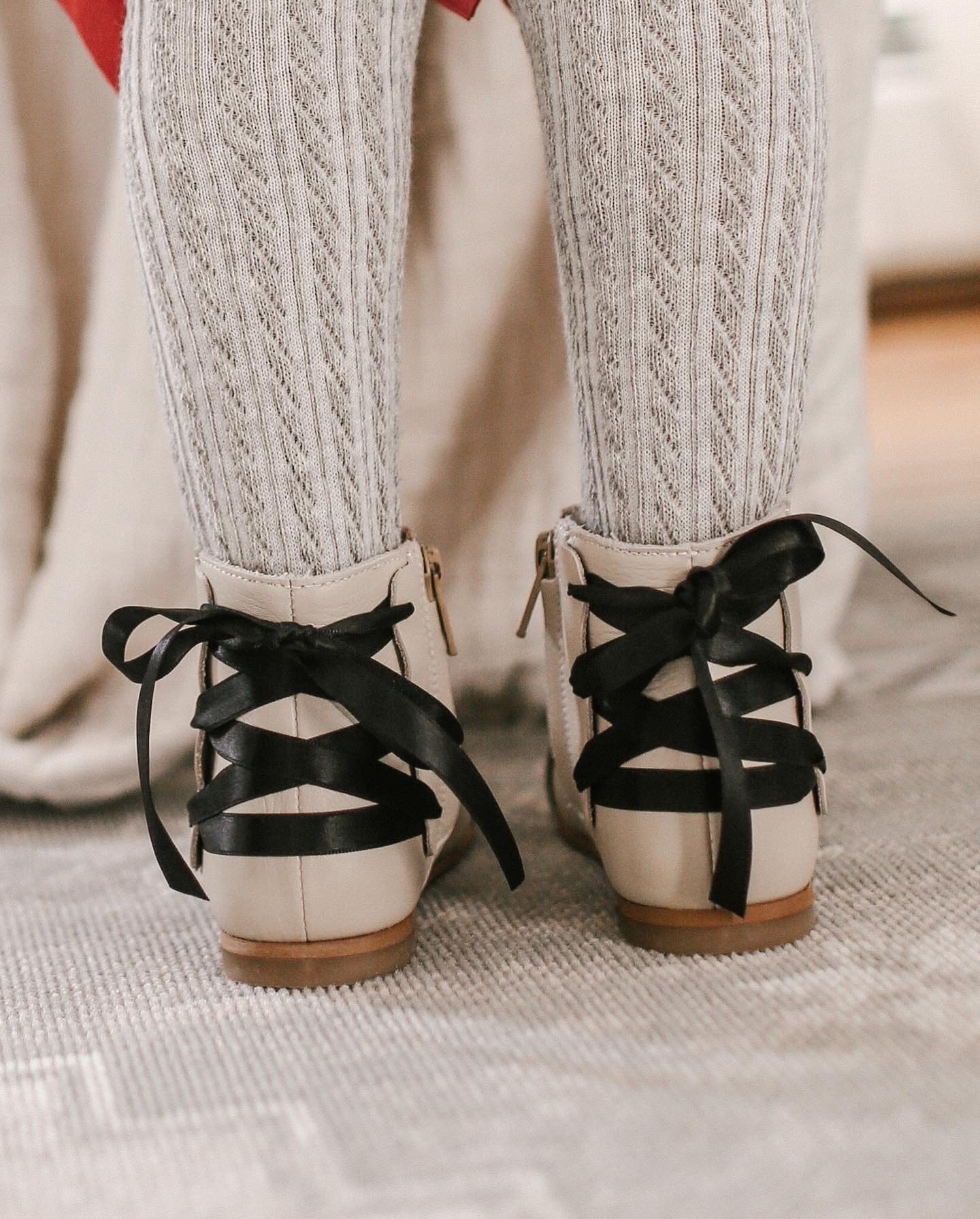 Zoe Leather Booties - Petite Maison Kids
