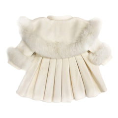 Evie Ivory Wool Capelet - Petite Maison Kids