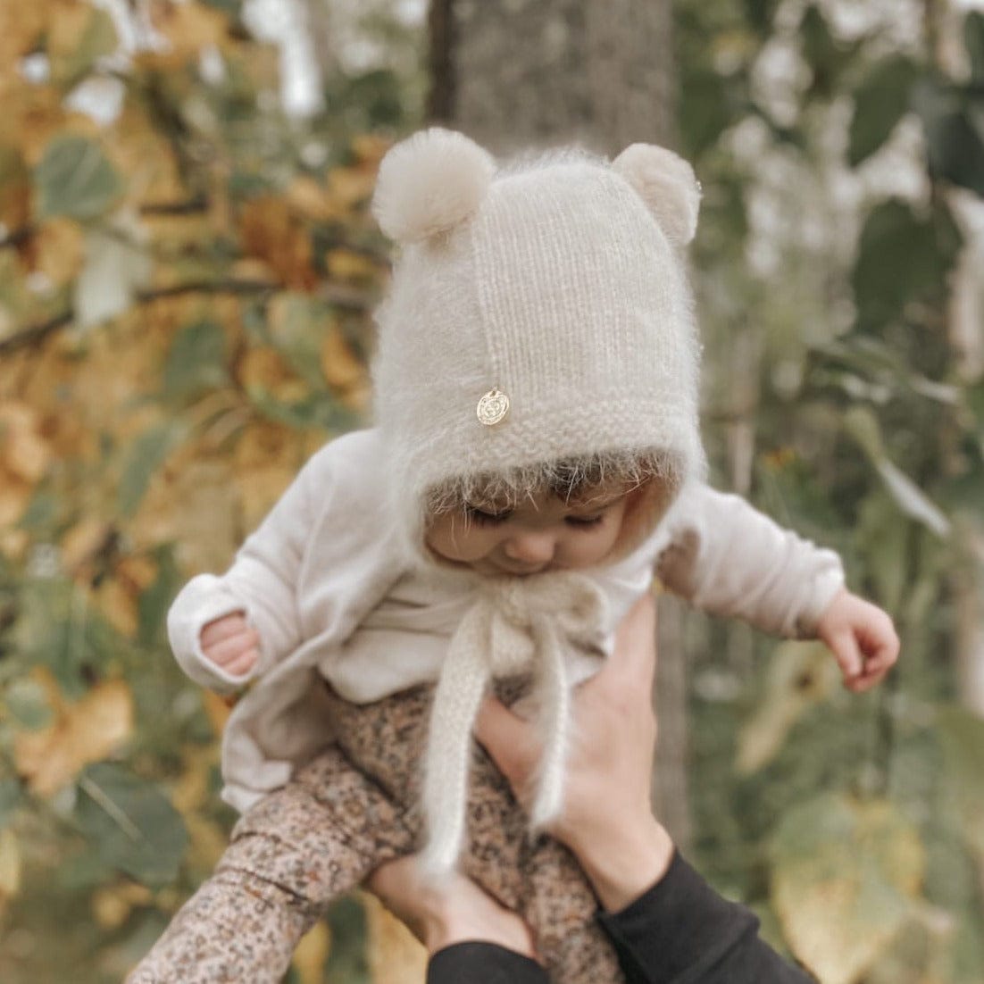 Oatmeal Cashmere Teddy Hat - Petite Maison Kids