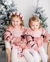 Juliette Velvet Romper - Petite Maison Kids
