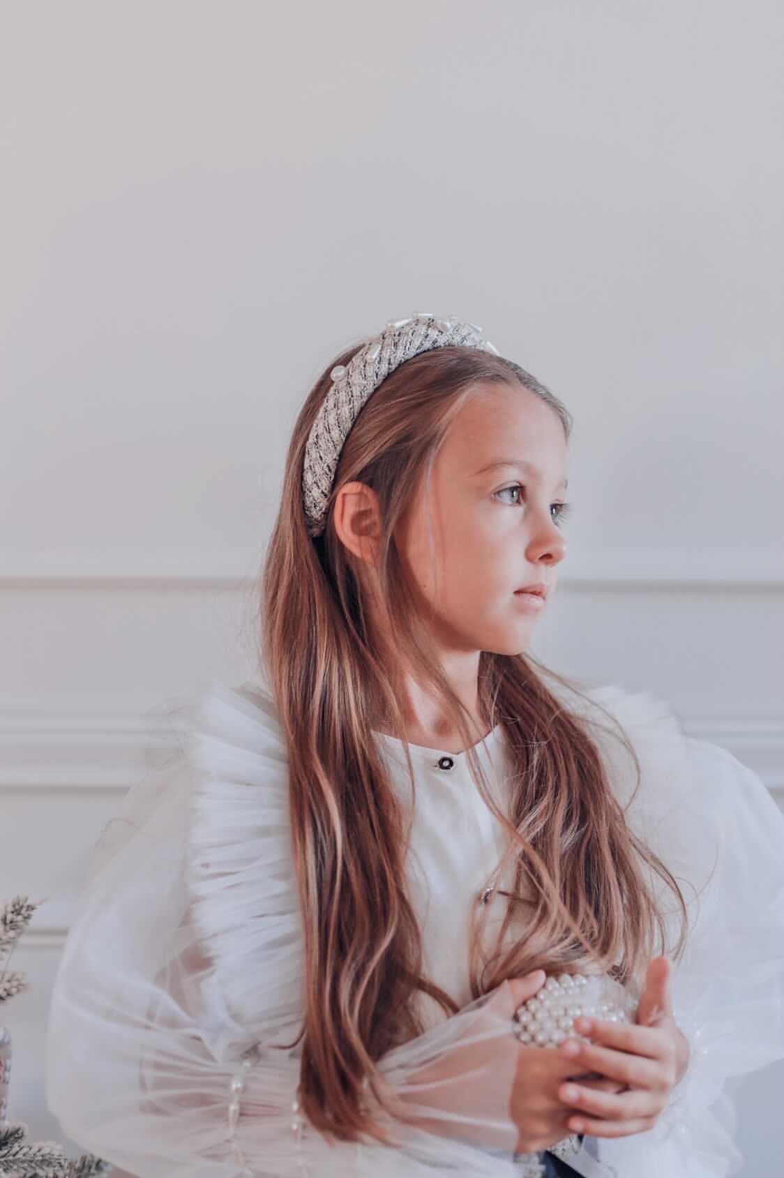 Vera Tweed Headband - Petite Maison Kids