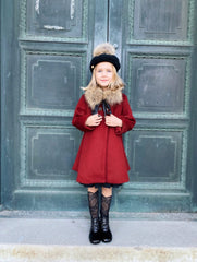 The Empress Wool Coat - Petite Maison Kids