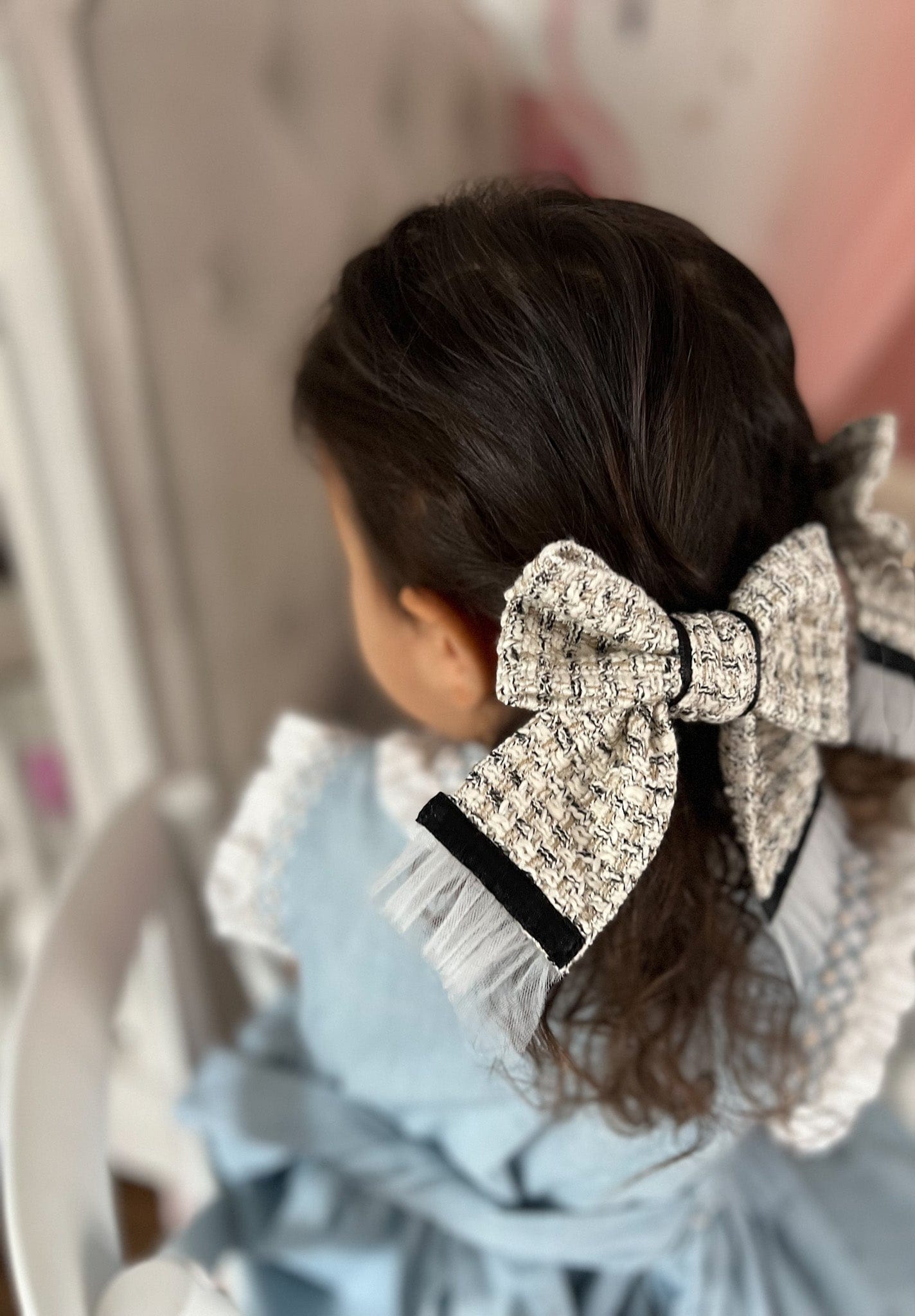 Vera Petite Tweed Bow - Petite Maison Kids
