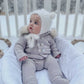 White Cashmere Teddy Hat - Petite Maison Kids