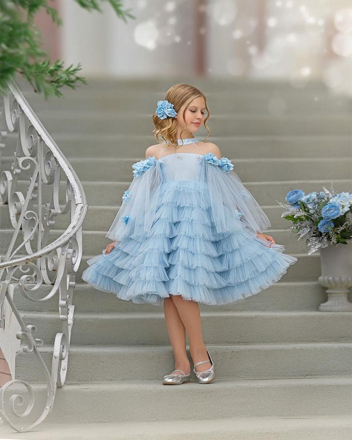 Alaska Baby Blue Tulle Dress