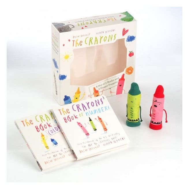 The Crayons: A Set of Books and Finger Puppets