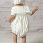 Helenus Velour Ivory Romper