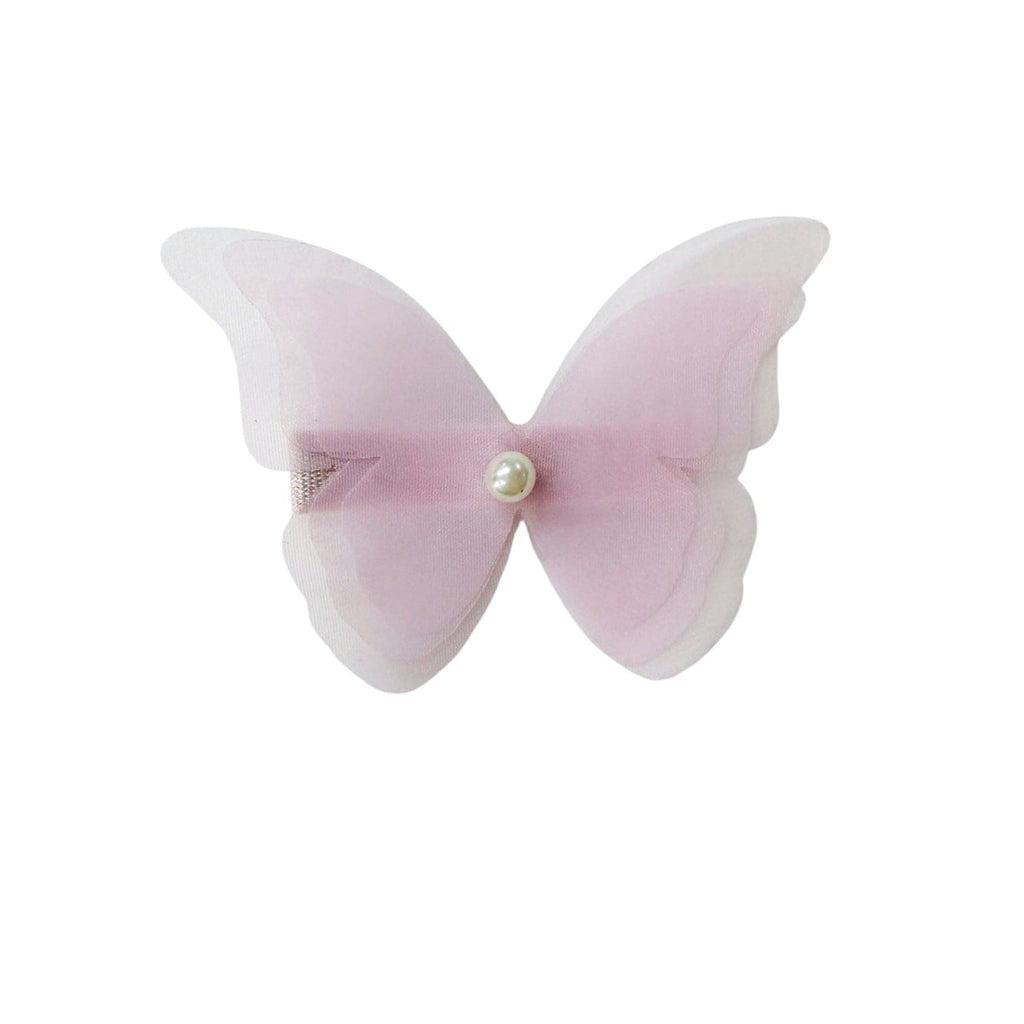 Pink Butterfly Hair Clip - Petite Maison Kids
