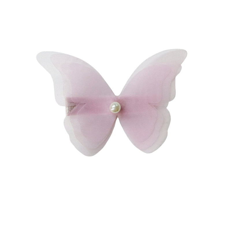 Pink Butterfly Hair Clip