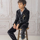 Charlie Black Velour Boys' Tuxedo Pants