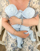 Baby Blue Three Piece Spanish Knit Baby Set