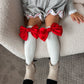 Abigail Satin Bow Socks