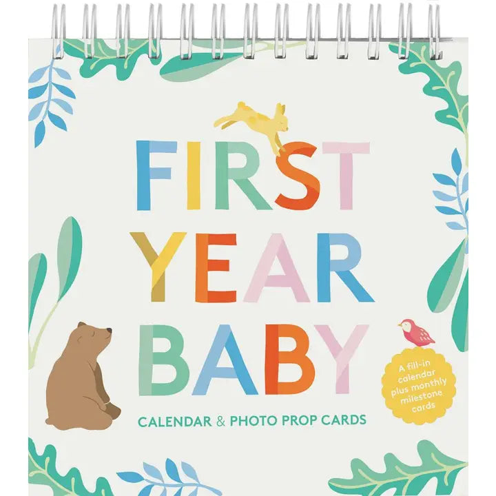 First Year Baby Calendar & Photo Prop Cards