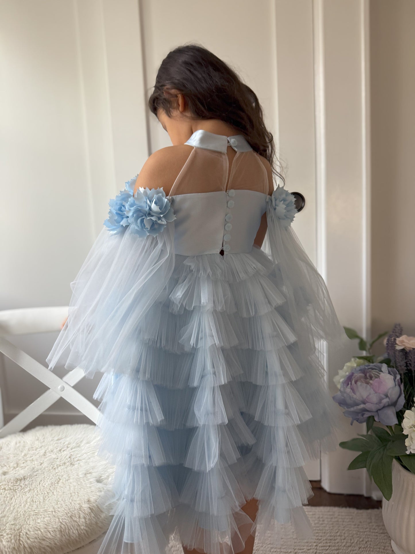 Alaska Baby Blue Tulle Dress