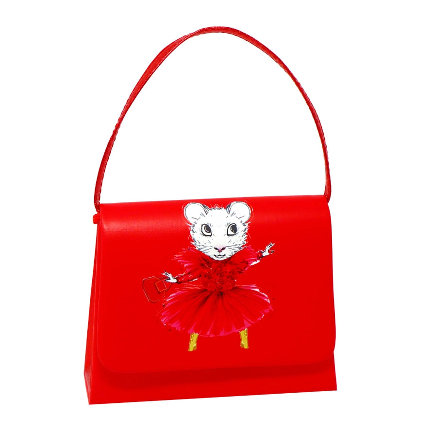 Claris Red Mini Handbag