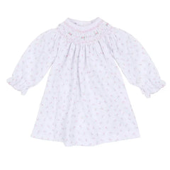 Juliette's Classics Pima Cotton Long Sleeve Bishop Dress