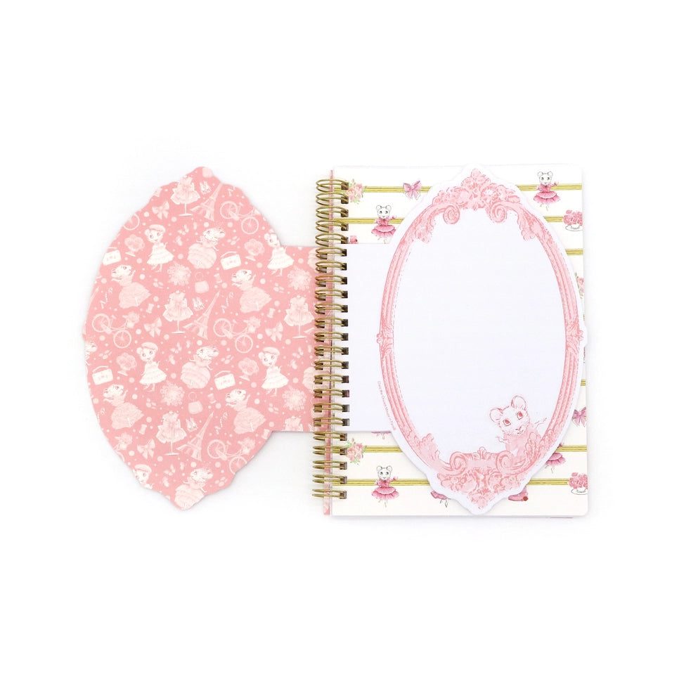 Claris the Chicest Mouse in Paris- Magnificent Mess A5 Notebook