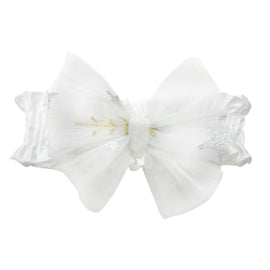 Star White Tulle Baby Girl Headband