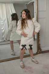 Ava Ivory Flower Sweater - Petite Maison Kids