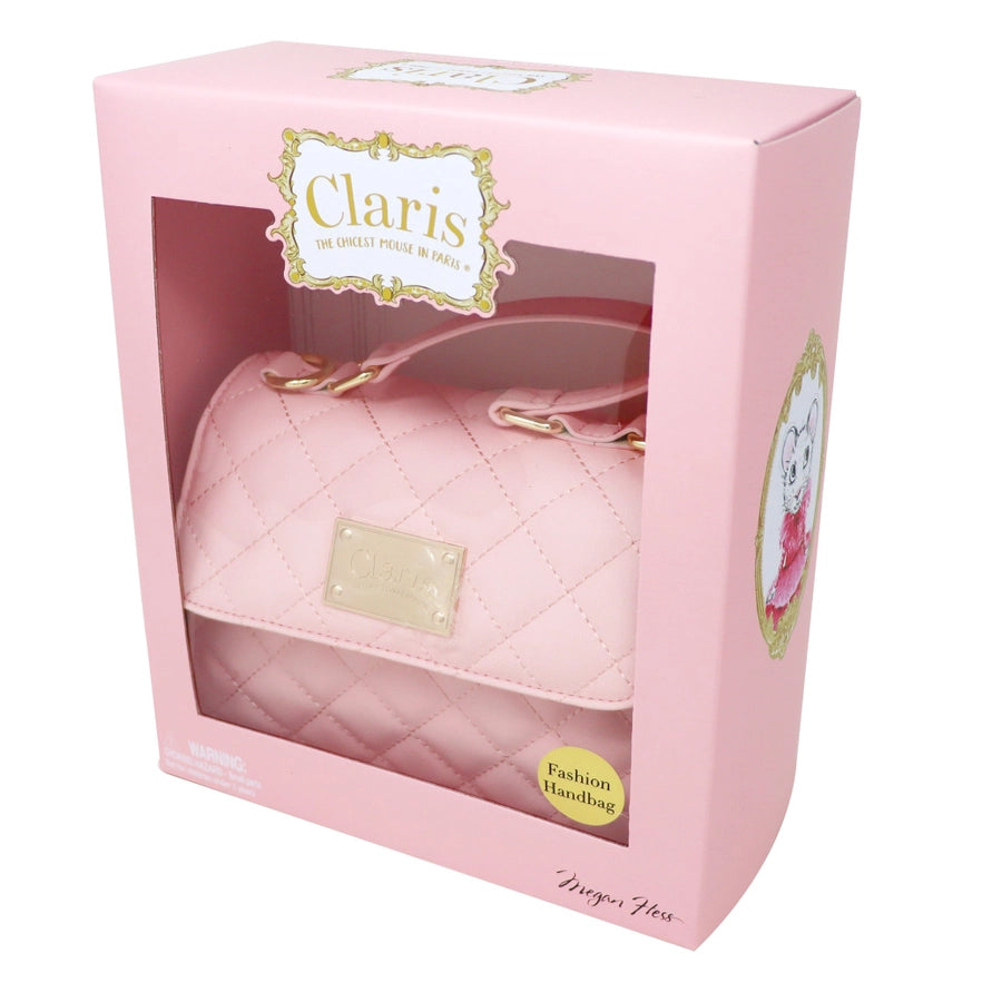 Claris the Chicest Mouse in Paris™ Quilted Pink Handbag