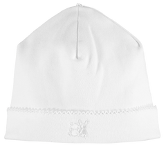 Ashton Unisex White Babygrow and Hat Set