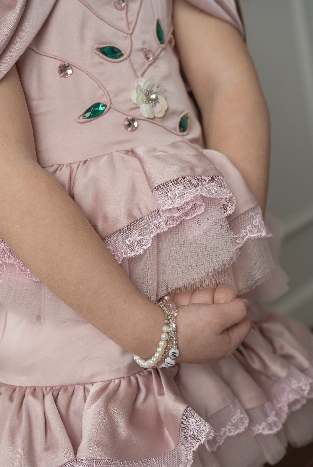 Pink Satin Ballerina Dress