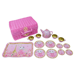 Claris the Chicest Mouse in Paris Picnic Basket Tea Set